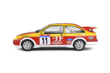 Load image into Gallery viewer, 1:18 Solido 1987 Ford Sierra Cosworth RS Tour de Corse #11 Auriol/Occelli

