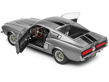 Load image into Gallery viewer, 1967 Shelby GT500 in Grey with Black Stripes by Solido in 1:18 Diecast MIB
