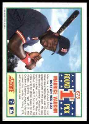 Mo Vaughn - Red Sox - #556 Score 1992 Baseball Trading Card