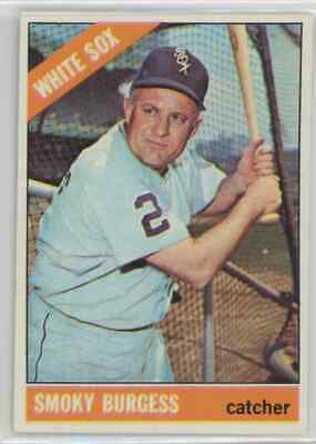 1966 TOPPS SMOKY BURGESS CHICAGO WHITE SOX #354 – Toys & Games of Lore